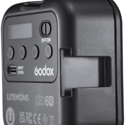 Міні кольорове відеосвітло Godox LED6R RGB LED 3200-6500K