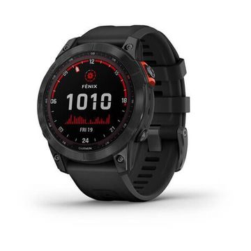 Смарт-годинник Garmin Fenix ​​7 Solar Slate Gray with Black Band (010-02540-10/11)