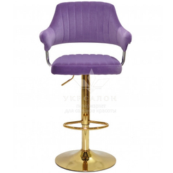 Стільчик для візажу Jef velor Gold