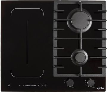 Варильна поверхня комбінована VENTOLUX HG622 B9G CS FI (BK)