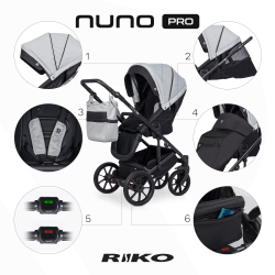 Прогулянкова коляска 2 в 1 Riko Nuno Pro
