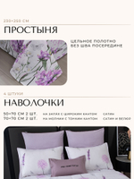 Комплект постельного белья Сатин Velouria Luxe с Одеялом VL019