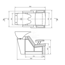 Мойка парикмахерская  1012