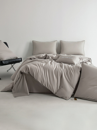 Комплект постельного белья Однотонный Сатин Элитный OCE002