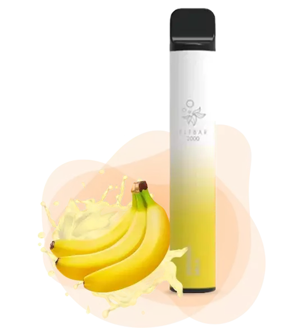 Elf Bar 2000 - Banana Milk (5% nic)