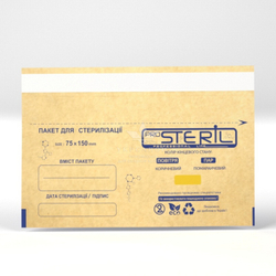 Набор коричневых крафт-пакетов 75*100 мм ProSteril (100 шт)