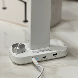 Бестеневая настольная лампа трансформер F-800E, белая