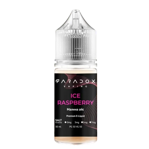 Сольова Рідина Paradox Ice Raspberry 30мл (Парадокс Лід Малина) 30mg | 50mg