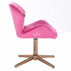 Стільчик клієнта Paris Velor gold cross