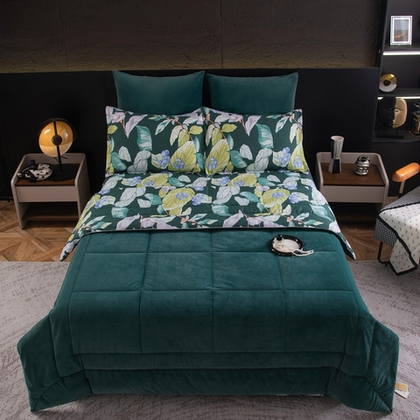 Комплект постельного белья Сатин Velouria Luxe с Одеялом VL016