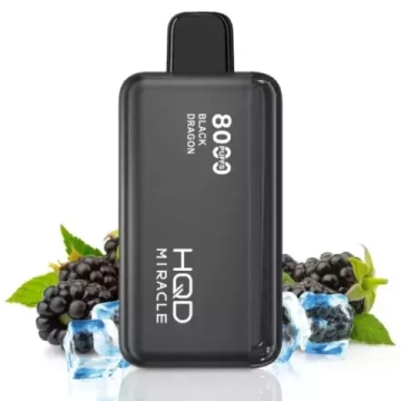 HQD Miracle 8000 Black Ice (5% nic)