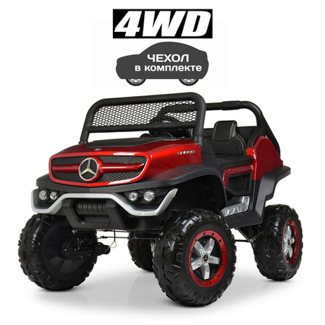 Детский двухместный электромобиль джип Mercedes M 4133EBLRS