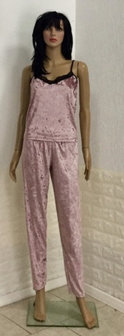 Костюм для дому 2в1: майка, штани, велюр, ТМ "Trico" (розмір XL)