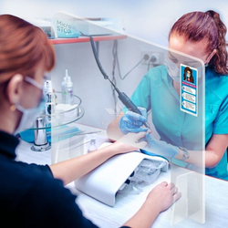 Защитный экран для маникюра Микростоп