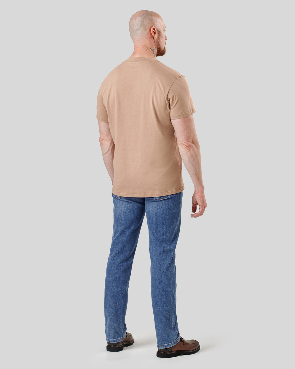 Футболка чоловіча бежева (арт. 7462300605)