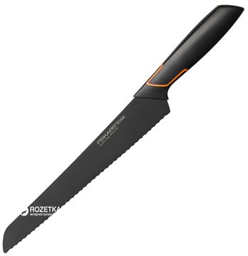 Кухонний ніж Fiskars Edge для хліба 23 см Black (1003093)
