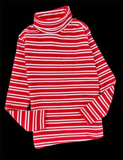 Водолазка "Смугастик", начісний інтерлок ТМ "Saze pagu"