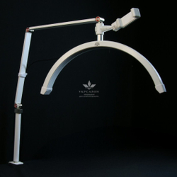 Безтіньова настільна Led лампа на струбціні HD-M3X Global Fashion, 20 Вт, біла