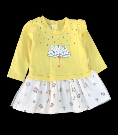 Сукня "Парасолька", двунитка з начосом, фатін ТМ "Iggy"