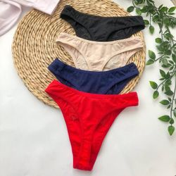 Стринги с вышивкой