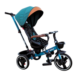 Дитячий триколісний велосипед Best Trike Oscar 6390 PU, складне кермо, з батьківською ручкою
