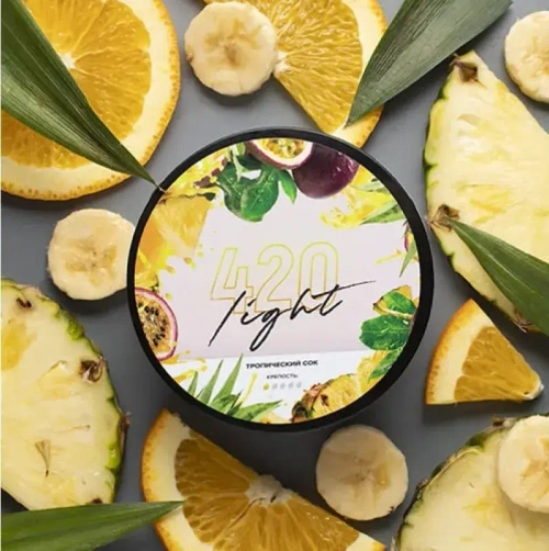 Табак 420 Light Тропический Сок 100г