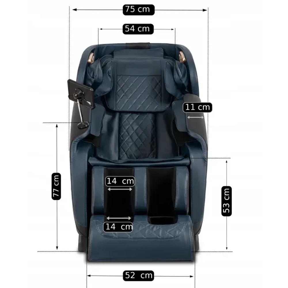 Масажне крісло Maxvel, чорне