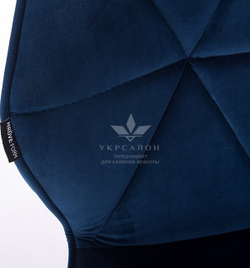 Стільчик клієнта Paris Velor gold cross