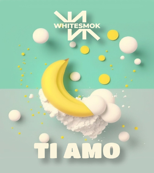 Тютюн White Smok TI AMO (Вайт Смок Ті Амо - Бананово-м'ятна жуйка) 50г