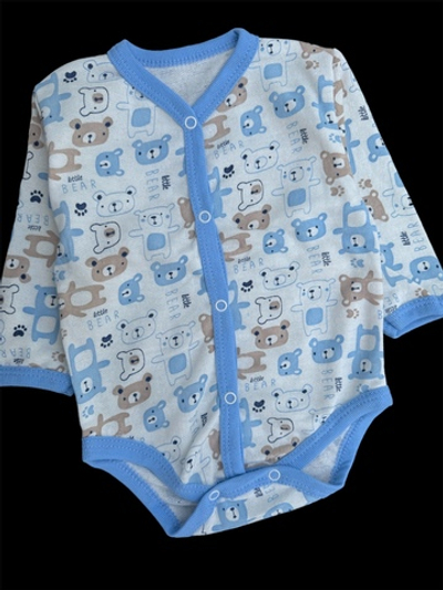 Боді з довгим рукавом "Малятко", футер ТМ "Пташка" (68 см)