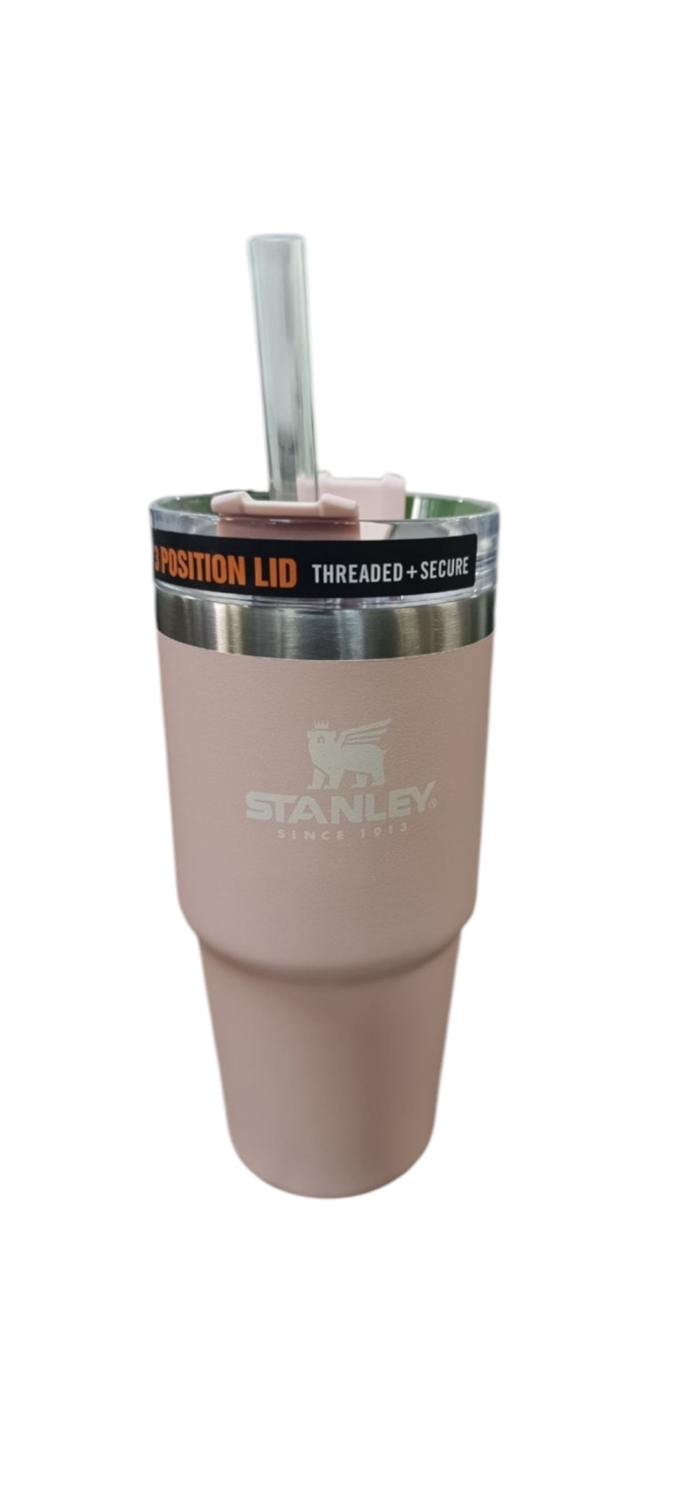Термокружка Stanley с трубочкой розовый
