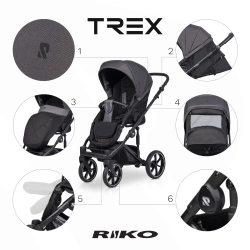 Универсальная коляска 2 в 1 Riko Trex