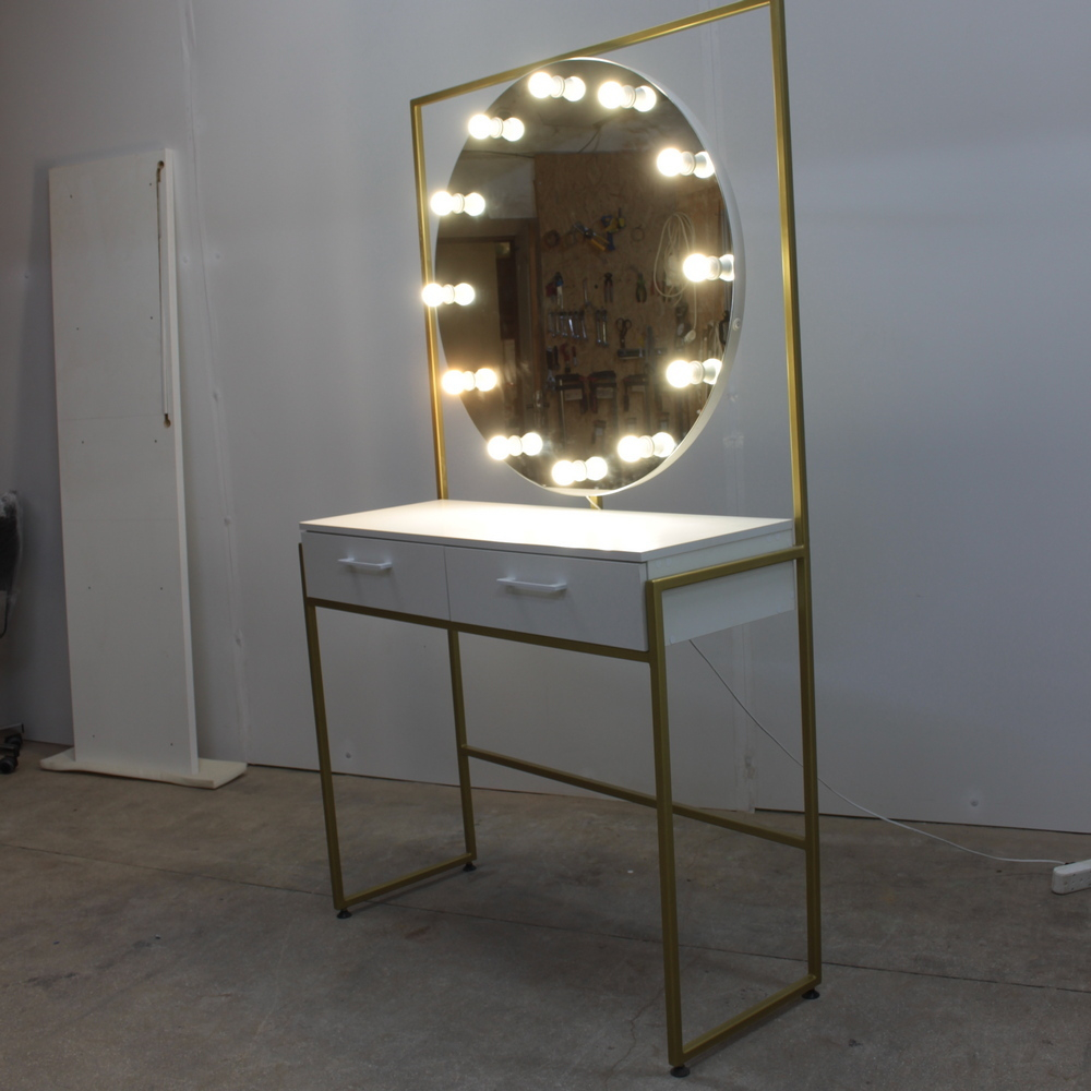 Визажное зеркало Loft 10 с подсветкой