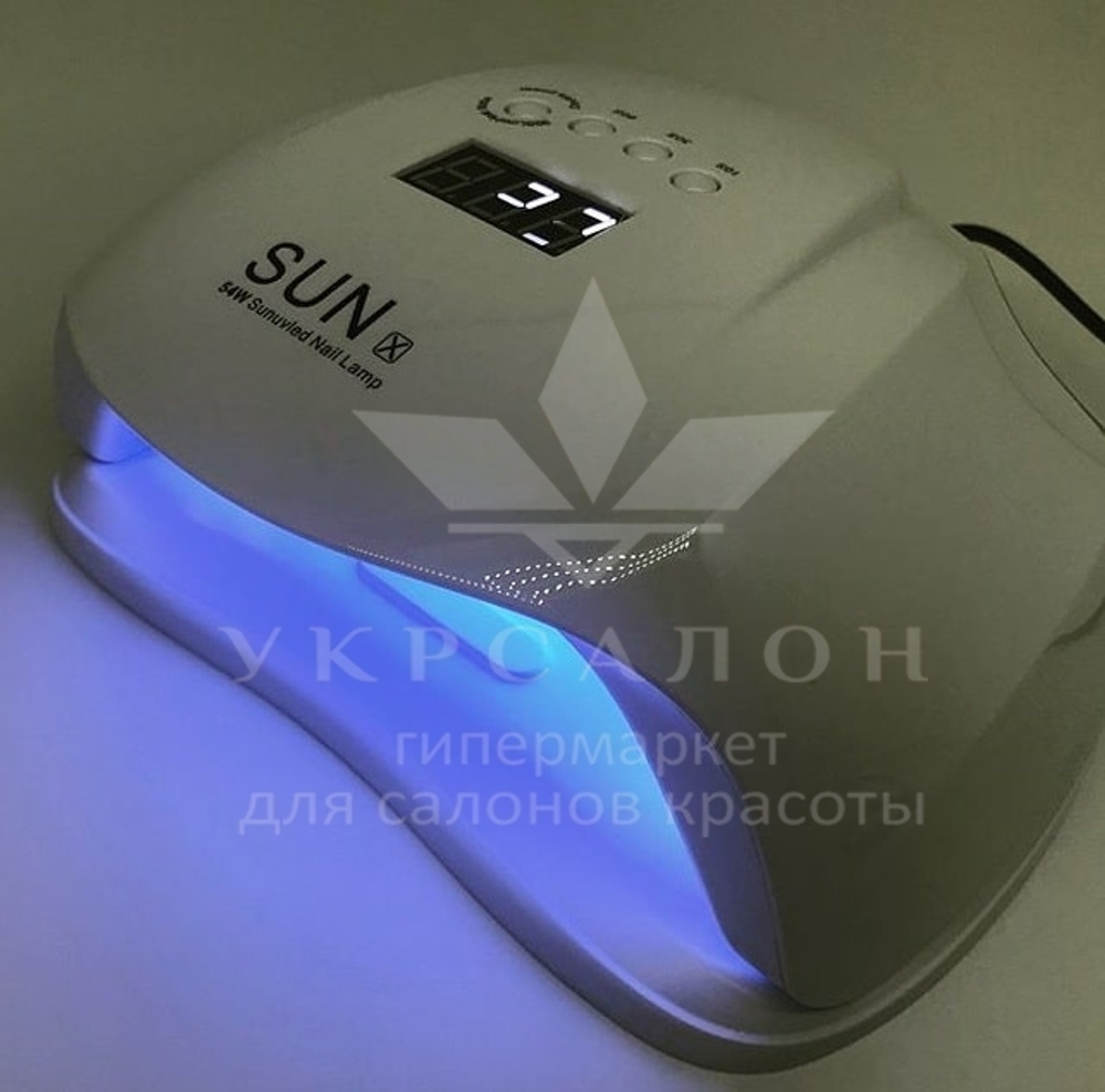 Лампа для маникюра LED+UV Sun X белая