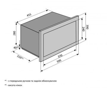 Мікрохвильова піч VENTOLUX MWBI 20 G BK TC FS