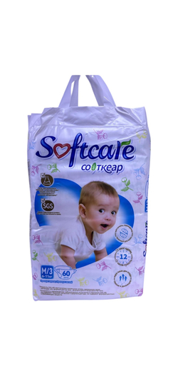 Подгузники Softcare M 6-11кг 60шт
