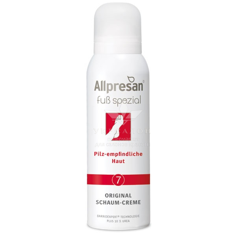 Защитная крем-пена для кожи стоп от грибковых инфекций AllPresan №7