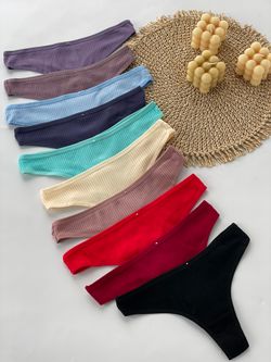 Базові стрінги в рубчик