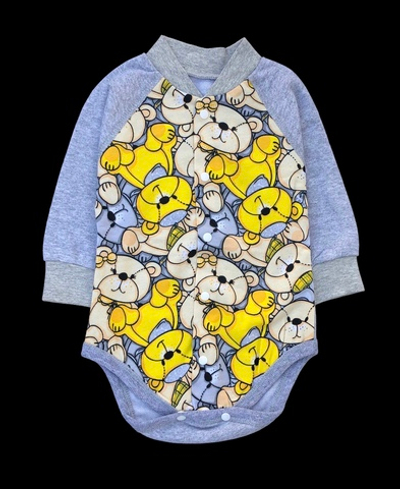 Боді з довгим рукавом, футер ТМ "Happy ТоТ" (68 см)