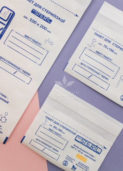 Набір білих крафт-пакетів 75*150 мм ProSteril (100 шт)