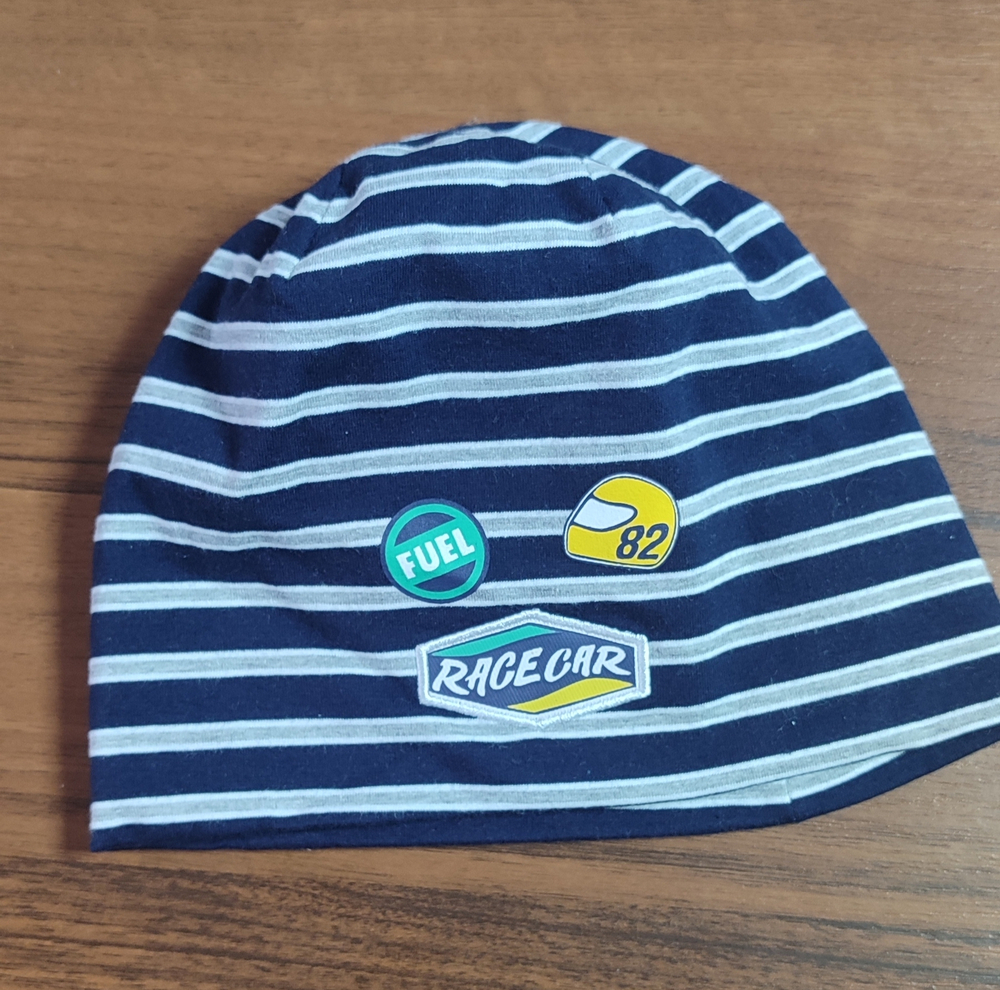 Шапочка "Race car", бавовна ТМ "OVS" (р. 50-52)