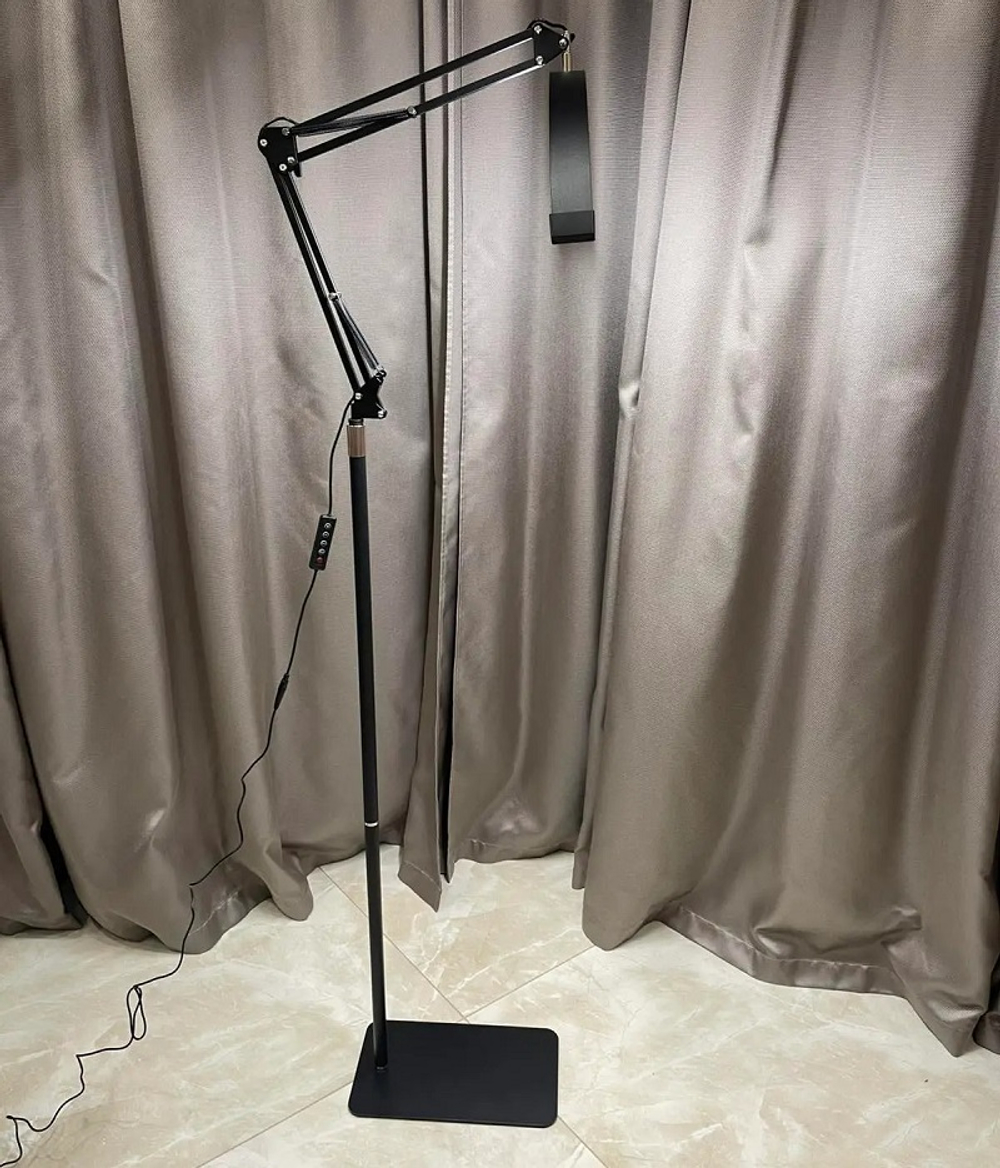 Бестеневая LED-лампа на штативе HD-M40X, 36 Вт, черная