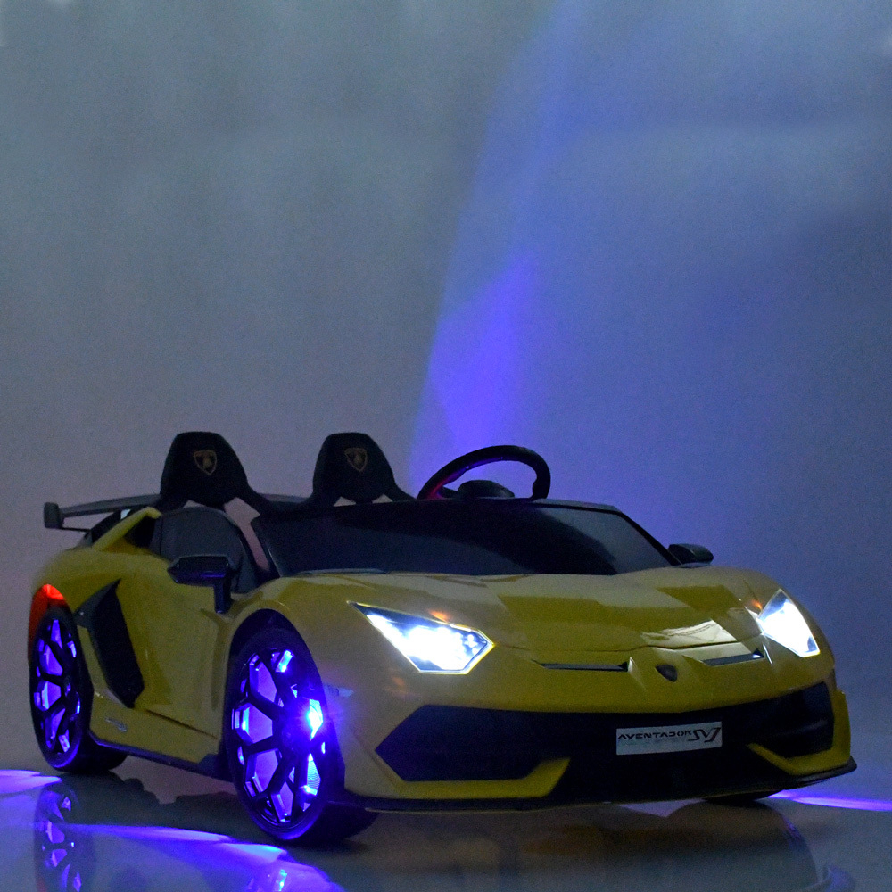 Детский двухместный электромобиль спорткар Lamborghini (Ламборгини) M 4788EBLR (24V)