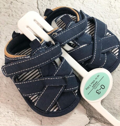 Пінетки-босоніжки, текстиль ТМ «George» (р. 0-3 міс - 9,5 см)