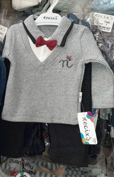 Костюм 2в1: Світшот, штани, поліестер, бавовна ТМ "Necix's"