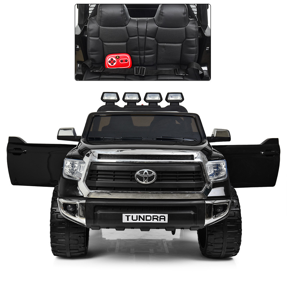 Дитячий двомісний електромобіль позашляховик Toyota Tundra 400W JJ2255EBLR