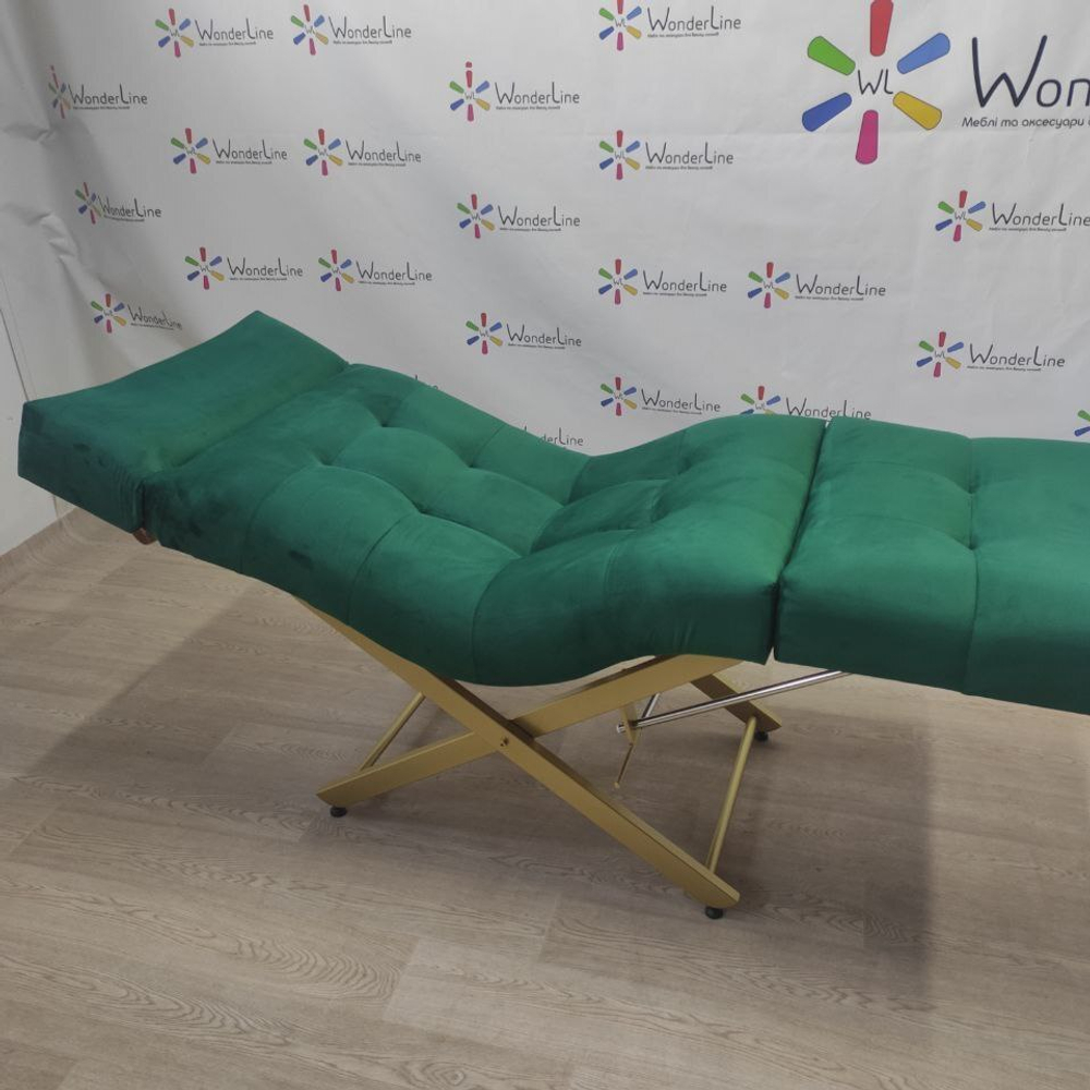 Анатомічна кушетка Tertio 2 Gold для лешмейкерів та бровістів