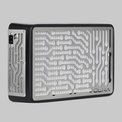 Вытяжка для маникюра настольная Ulka Nano, цвет черный (сетка металлик)