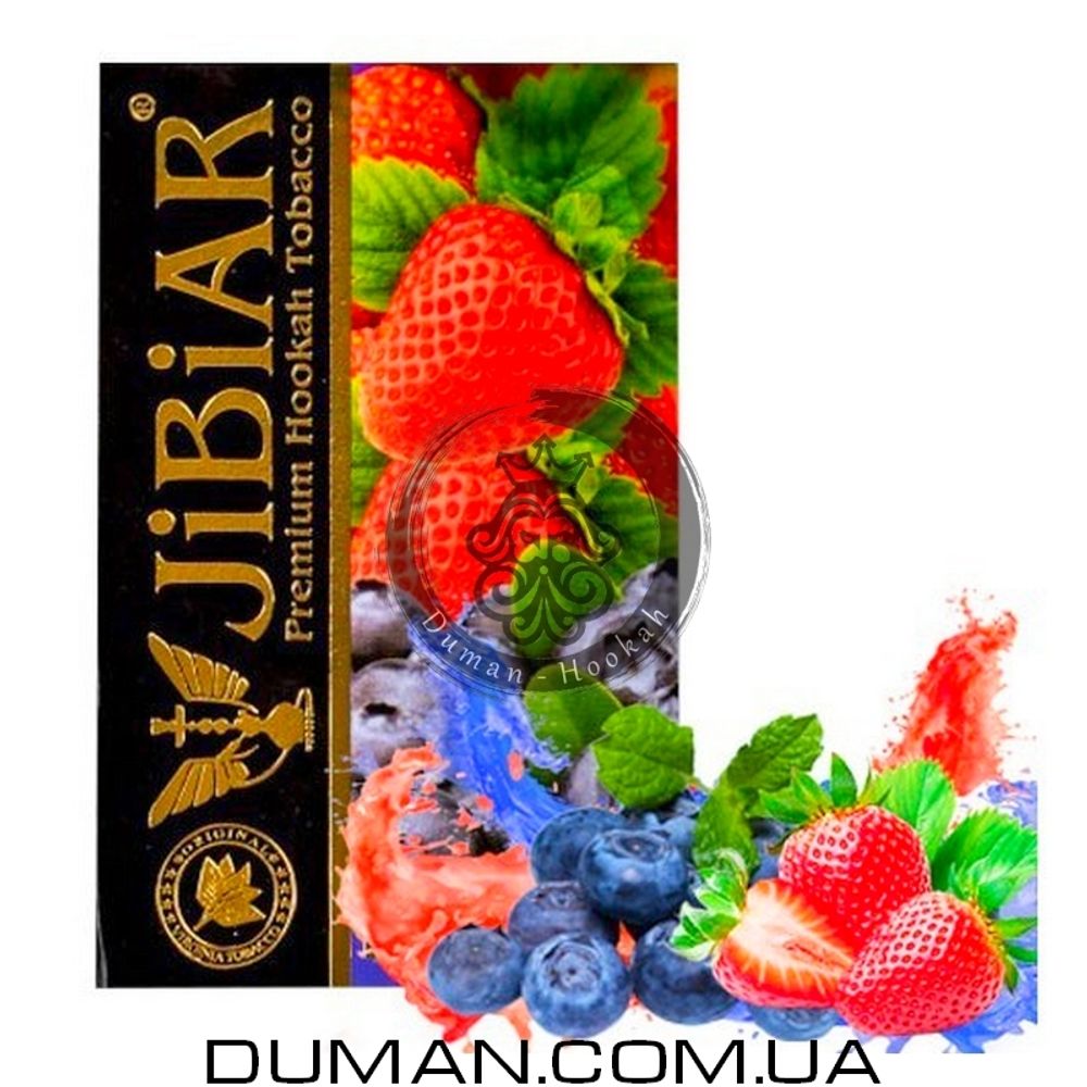 JiBiAR Blue Strawberry (Джибиар Голубика Клубника) 50g