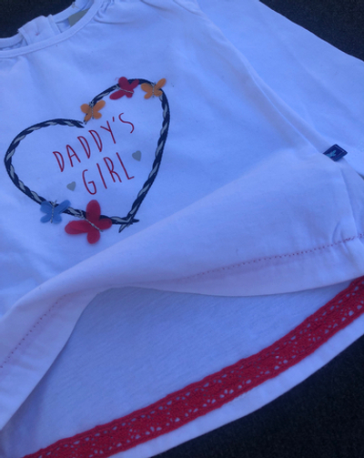 Реглан "Daddy's girl", бавовна ТМ "Primark" (68 см)